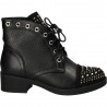 Ghete glamour, negre, pentru femei