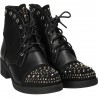 Ghete glamour, negre, pentru femei