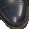 Pantofi casual, stil Oxford, din piele naturala