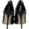 Pantofi fashion, de lac, cu toc inalt