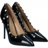 Pantofi fashion, de lac, cu toc inalt