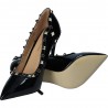 Pantofi fashion, de lac, cu toc inalt