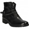 Cizme scurte, stil urban, piele naturala
