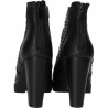 Ghete de dama negre fashion, cu toc inalt