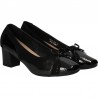 Pantofi eleganti, cu toc mic, culoarea neagra