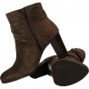Botine elegante din piele naturala intoarsa