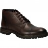 Ghete sport-elegant, maro, piele naturala
