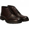 Ghete sport-elegant, maro, piele naturala