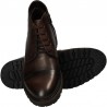 Ghete sport-elegant, maro, piele naturala