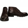 Ghete sport-elegant, maro, piele naturala