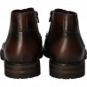 Ghete sport-elegant, maro, piele naturala