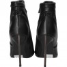 Botine fashion, cu toc inalt si strasuri