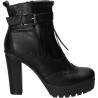 Botine Oxford, fashion, cu franjuri