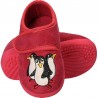 Botosei roz, cu pinguini, pentru fetite