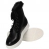 Ghete fashion, cu talpa alba
