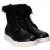 Ghete fashion, cu talpa alba