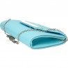 Clutch turcoaz, pentru tinute de gala