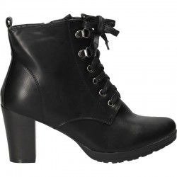 Botine fashion, negre, cu...
