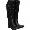 Cizme glamour, PVC și piele intoarsa