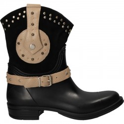 Cizme fashion, negre, din...