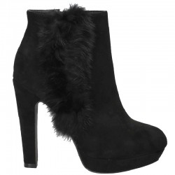 Botine Negre cu Toc inalt...