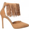 Pantofi de vara, fashion, cu franjuri