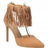 Pantofi de vara, fashion, cu franjuri