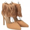Pantofi de vara, fashion, cu franjuri