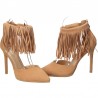 Pantofi de vara, fashion, cu franjuri