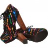 Ghete fashion, din canvas, pentru femei