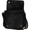 Geanta postas, neagra, unisex