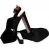 Sandale fashion de dama, cu toc si platforma