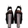 Sandale fashion de dama, cu toc si platforma