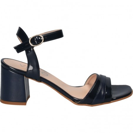 Sandale elegante, cu toc robust