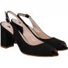 Sandale negre, elegante, marca Felix 65