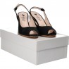 Sandale negre, elegante, marca Felix 65