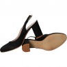 Pantofi eleganti, din satin negru