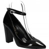 Pantofi de dama, eleganti, cu toc robust