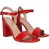 Sandale rosii, de lac, MADE IN ITALY