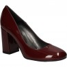 Pantofi eleganti, bordeaux, cu toc inalt
