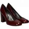 Pantofi eleganti, bordeaux, cu toc inalt
