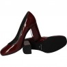 Pantofi eleganti, bordeaux, cu toc inalt