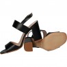 Sandale fashion, negre, cu toc inalt