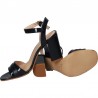 Sandale de dama, clasice, de lac, bleumarin
