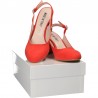 Pantofi de vară, coral, pentru femei