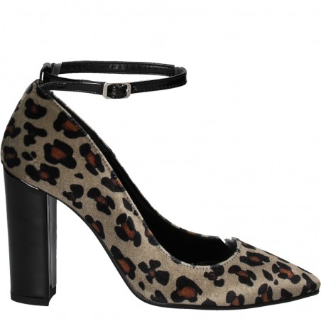 Pantofi fashion, de dama, imprimeu pantera