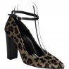 Pantofi fashion, de dama, imprimeu pantera