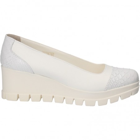 Pantofi piele naturala, cu platforma