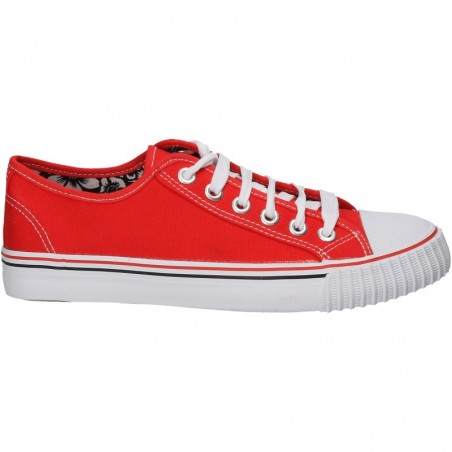 Tenisi barbatesti, trendy, culoare rosie
