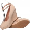 Pantofi fashion, cu platforma, roz, cu strasuri